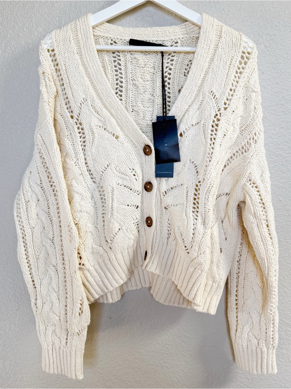 Jenni Kayne Cotton Audrey Cardigan Size Small NWT